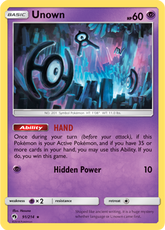 Unown - Pokémon TCG - MoxLand